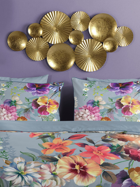 Descanso Sivo satenasto posteljno perilo Descanso 140 x 220 cm