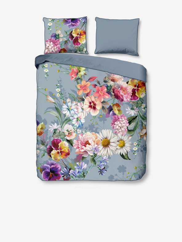 Descanso Sivo satenasto posteljno perilo Descanso 140 x 220 cm