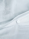 JOOP! 2x 70x90/200x200 Svetlo siva satenasto vzorčena posteljnina za zakonsko posteljo JOOP! Cornflower