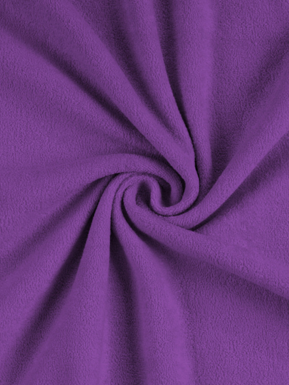 Kvalitex Frotirasta rjuha 220x200cm temno vijolična Kvalitex