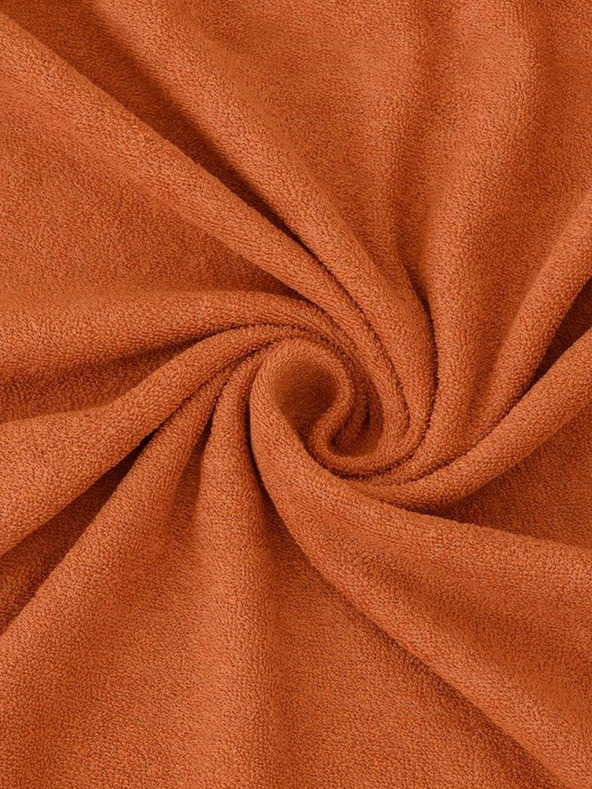 Kvalitex Frotirno pregrinjalo 100x200cm rjave barve Kvalitex