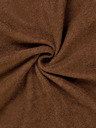 Kvalitex Dvojno frotirno pregrinjalo 180x200cm temno rjave barve Kvalitex