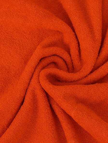 Kvalitex Frotirasta rjuha za enojno posteljo 90x200cm oranžna