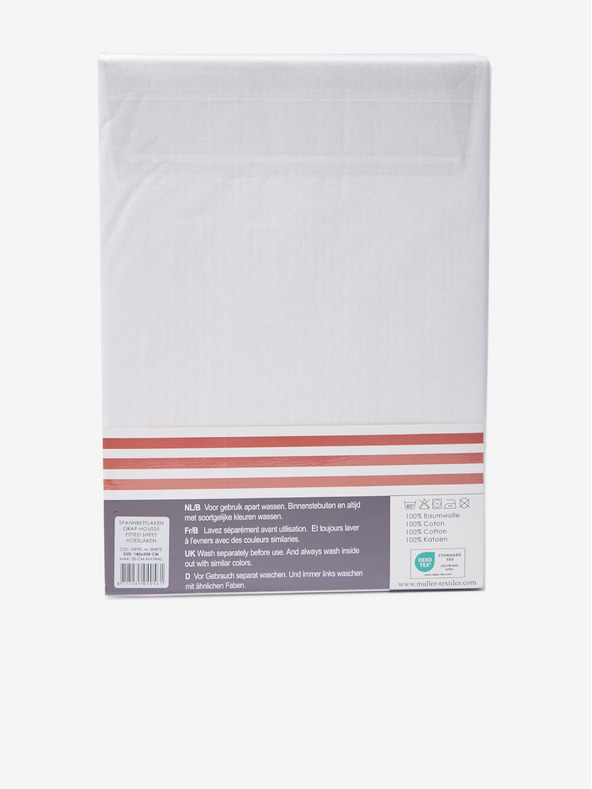 Good Morning 140 x 200 cm - Bela rjuha iz raztegljivega džersija Good Morning