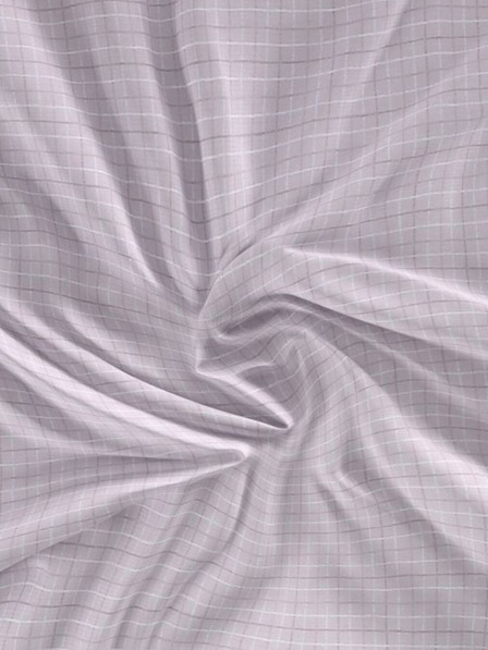 Kvalitex Satenasto pregrinjalo Luxury Collection 140x200cm Káro vijolična Kvalitex