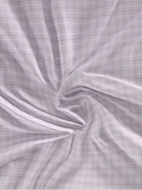 Kvalitex Satenasto pregrinjalo Luxury Collection 140x200cm Káro vijolična Kvalitex