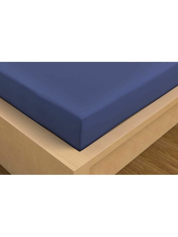 Kvalitex Satenasta rjuha Luxury Collection 220x200cm temno modra Kvalitex