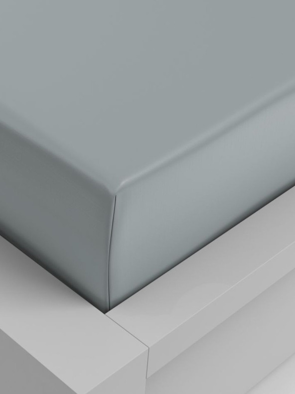 Kvalitex Raztegljiva rjuha viskoza 160x200cm svetlo zelena Kvalitex