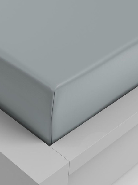 Kvalitex Viskozna raztegljiva rjuha 140x200cm svetlo zelena