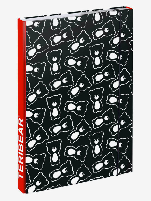 BAAGL  Črni ovitek za šolske zvezke A4 Teribear Baagl