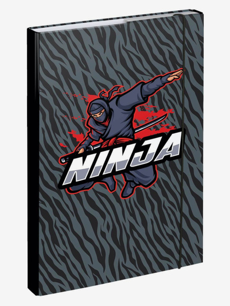 BAAGL  Sivi Šolski ovitki za zvezek A4 Ninja Baagl
