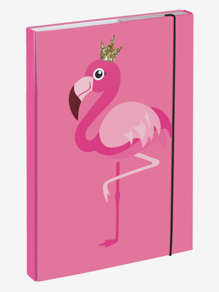 BAAGL  Roza ovitki za šolske zvezke A4 Flamingo Baagl