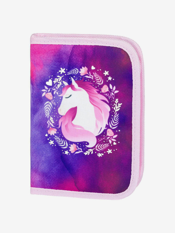 BAAGL  Vijolični šolski peresnik enonadstropni Baagl Horse