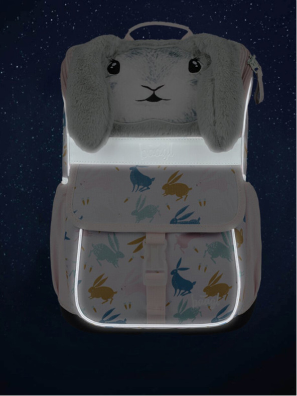 BAAGL  Bež Zippy Bunny Šolska torba Baagl