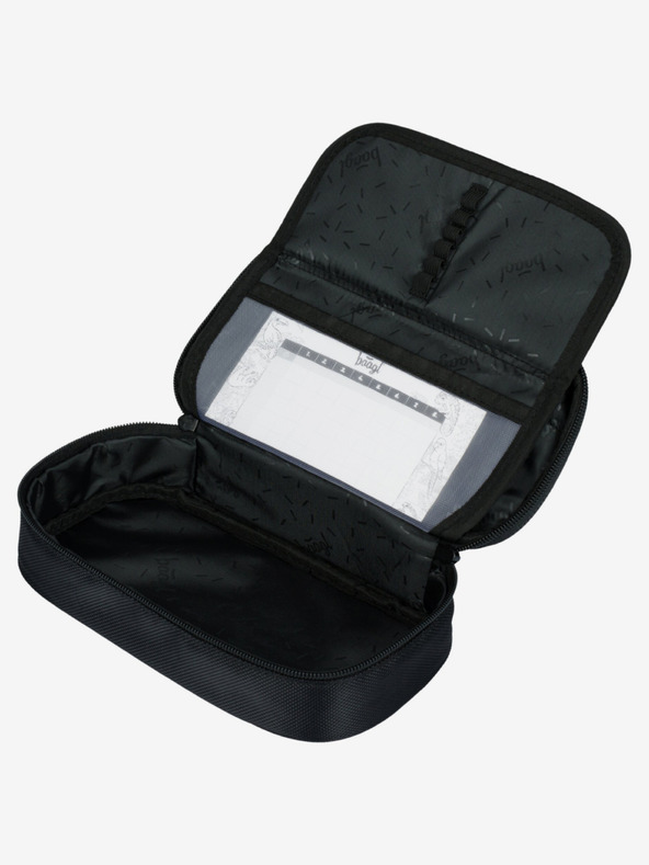 BAAGL  Črn šolski komplet - nahrbtnik, peresnica, torba Baagl Skate Red