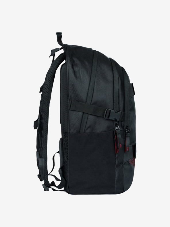 BAAGL  Črn šolski komplet - nahrbtnik, peresnica, torba Baagl Skate Red