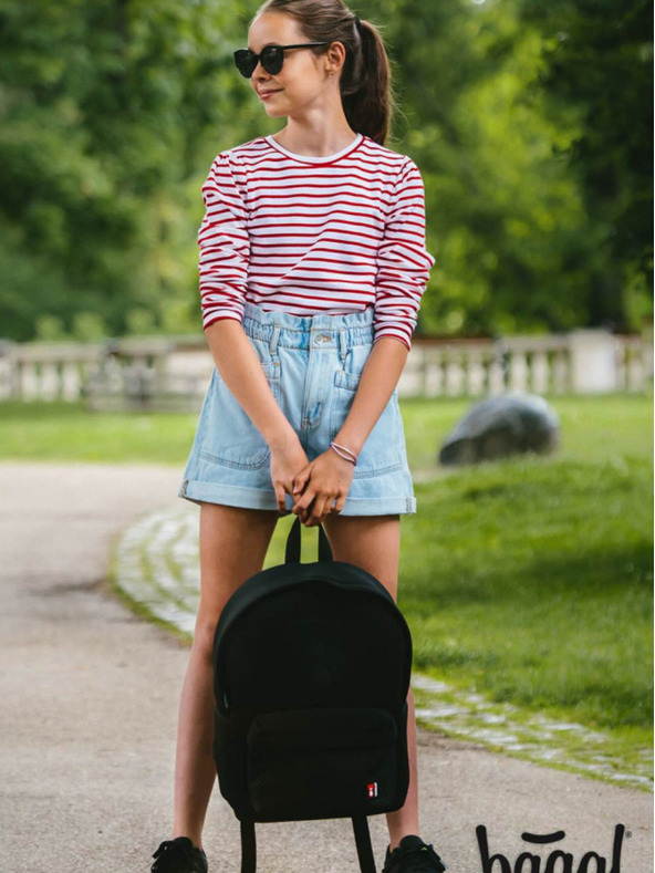 BAAGL  Črni nahrbtnik teribear Baagl