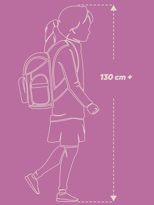 BAAGL  Vijolični šolski nahrbtnik Core Dreamcatcher Baagl