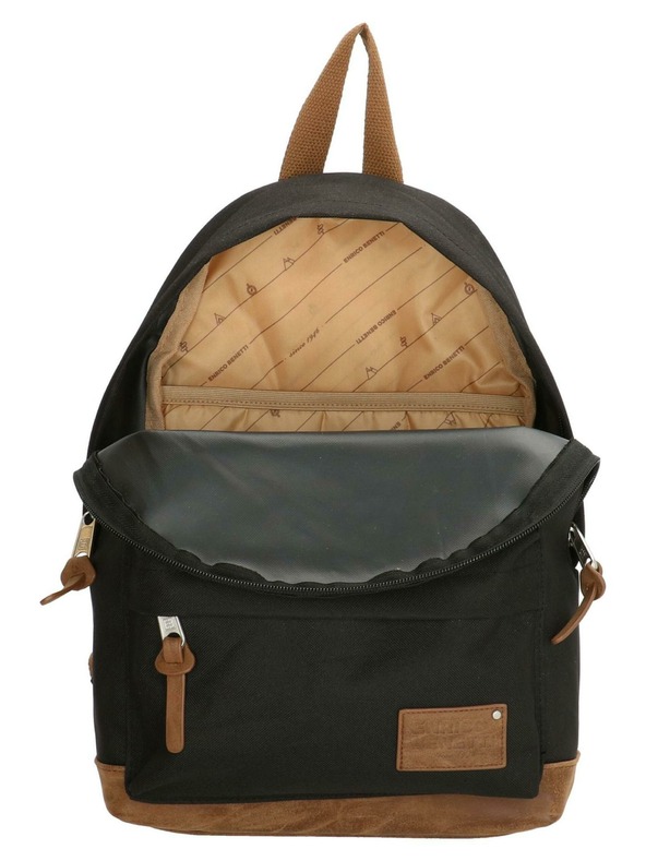 Enrico Benetti Nahrbtnik Enrico Benetti Santiago Backpack 14 l Črna