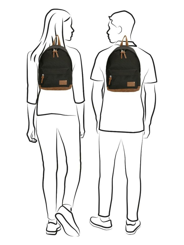 Enrico Benetti Nahrbtnik Enrico Benetti Santiago Backpack 14 l Črna