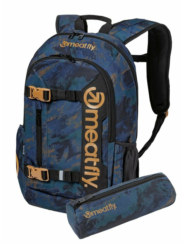 Meatfly Meatfly nahrbtnik Basejumper Mossy Navy 22 L