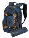 Meatfly Meatfly nahrbtnik Basejumper Mossy Navy 22 L