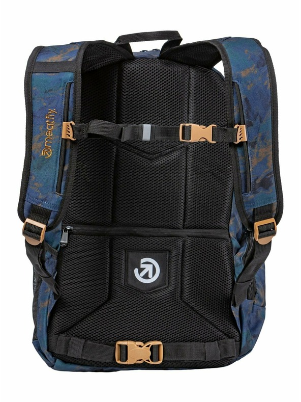 Meatfly Meatfly nahrbtnik Basejumper Mossy Navy 22 L