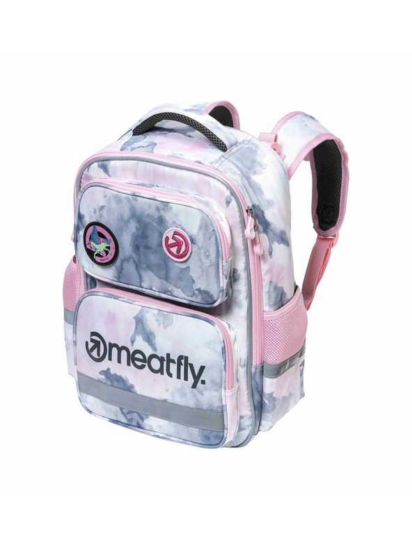 Meatfly Meatfly šolska torba Max Clouds Pink 17L