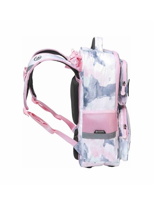 Meatfly Meatfly šolska torba Max Clouds Pink 17L