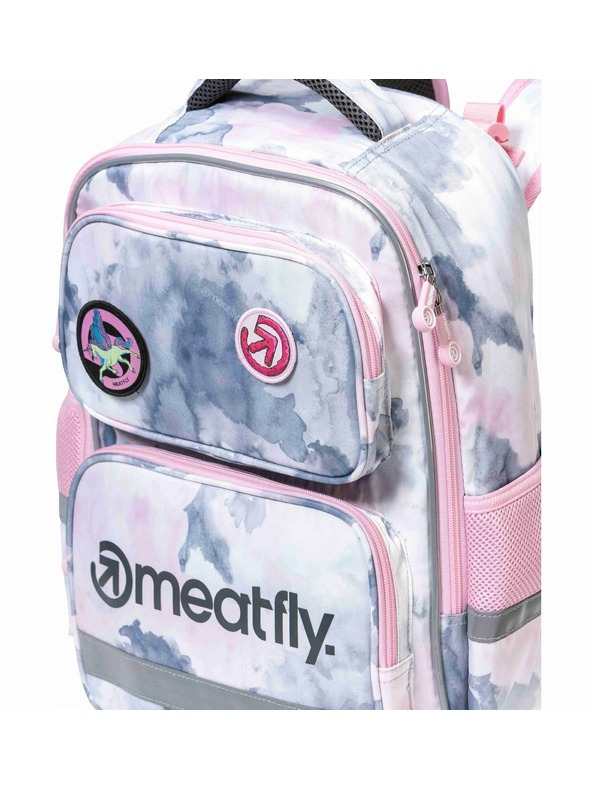 Meatfly Meatfly šolska torba Max Clouds Pink 17L