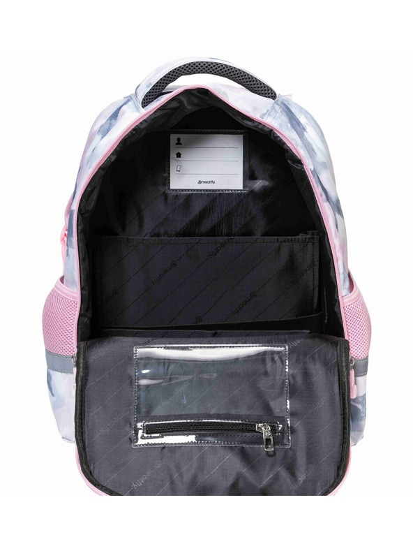 Meatfly Meatfly šolska torba Max Clouds Pink 17L