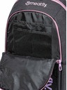 Meatfly Meatfly nahrbtnik Basejumper Pink / Charcoal Heather 22 L