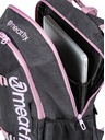 Meatfly Meatfly nahrbtnik Basejumper Pink / Charcoal Heather 22 L