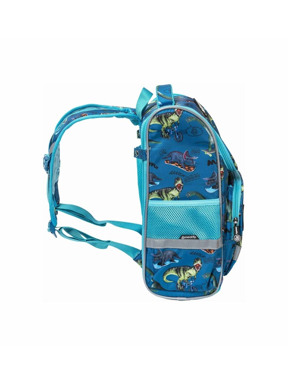 Meatfly Meatfly šolska torba Alex Dino Petrol