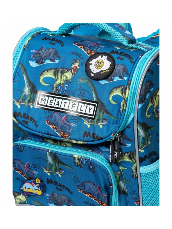Meatfly Meatfly šolska torba Alex Dino Petrol