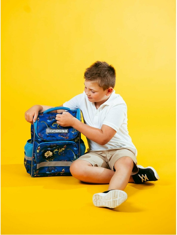Meatfly Meatfly šolska torba Alex Dino Petrol