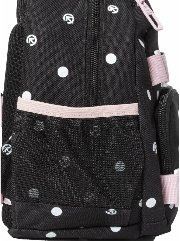 Meatfly Nahrbtnik Meatfly Levi Black Dots 10 L | Črna | Prostornina 10 L
