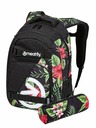 Meatfly Nahrbtnik Meatfly Exile Tropical Black 24 L | Črna | Prostornina 24 L