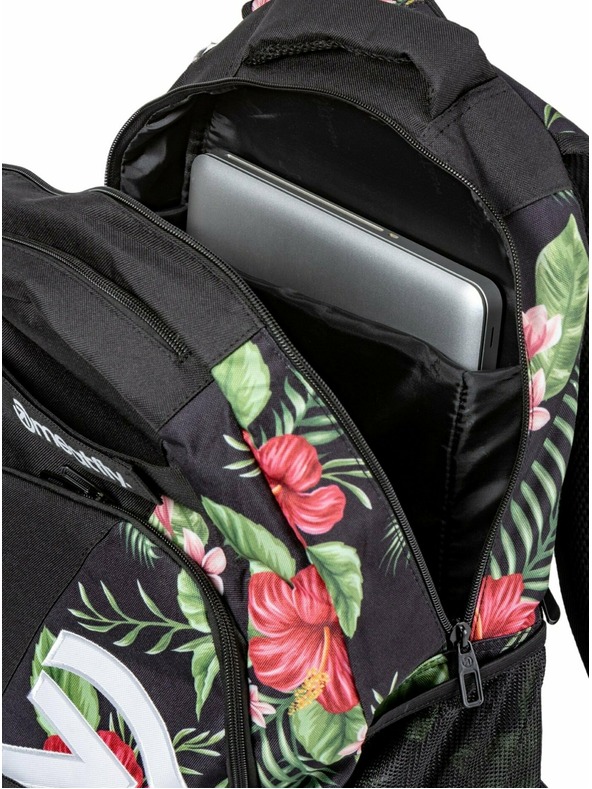 Meatfly Nahrbtnik Meatfly Exile Tropical Black 24 L | Črna | Prostornina 24 L