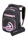 Meatfly Nahrbtnik Meatfly Exile Pink / Charcoal Heather 24 L