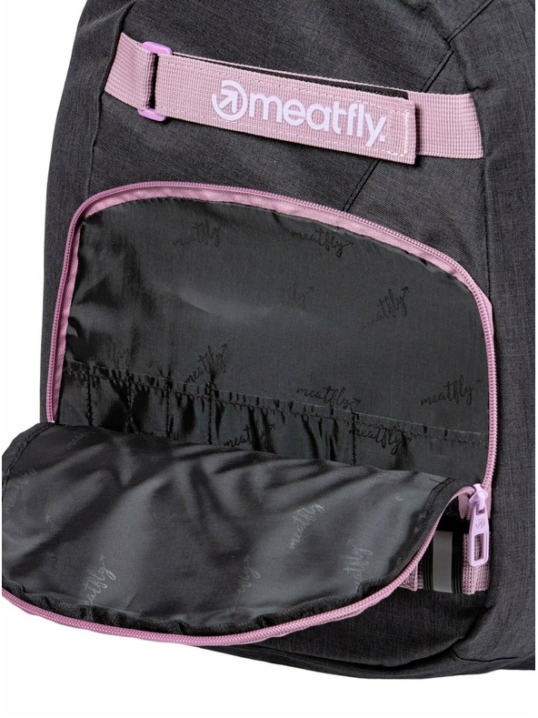 Meatfly Nahrbtnik Meatfly Exile Pink / Charcoal Heather 24 L