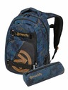 Meatfly Nahrbtnik Meatfly Exile Mossy Navy 24 L | Modra | Prostornina 24 L