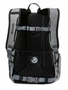 Meatfly Nahrbtnik Meatfly Basejumper Grey Heather / Black 22 L | Črna | Prostornina 22 L