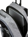 Meatfly Nahrbtnik Meatfly Basejumper Grey Heather / Black 22 L | Črna | Prostornina 22 L