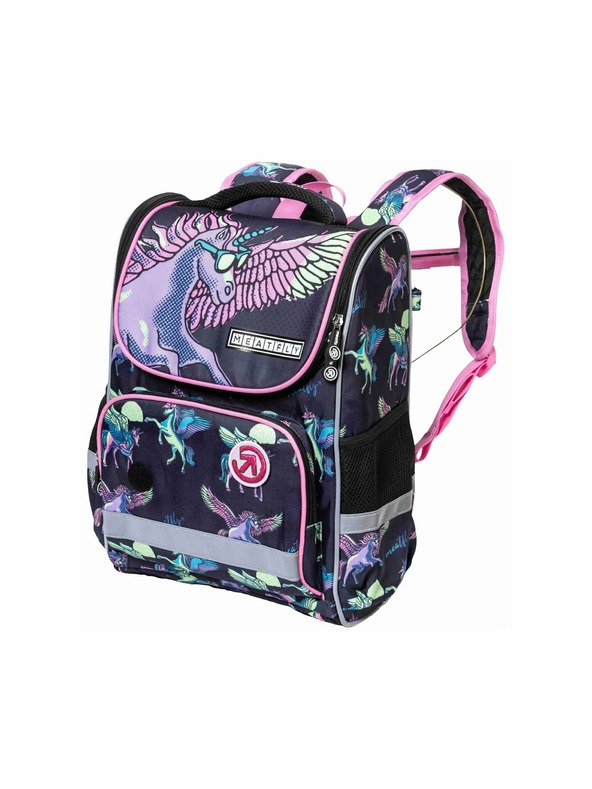 Meatfly Meatfly šolska torba Alex Black Unicorn