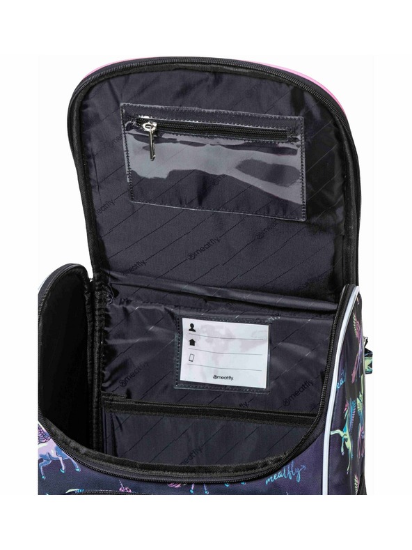 Meatfly Meatfly šolska torba Alex Black Unicorn