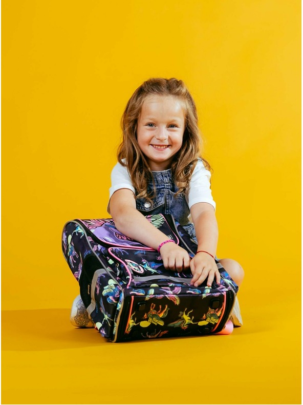 Meatfly Meatfly šolska torba Alex Black Unicorn