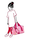 Reisenthel Potovalna torba Reisenthel Allrounder M Kids Abc friends pink