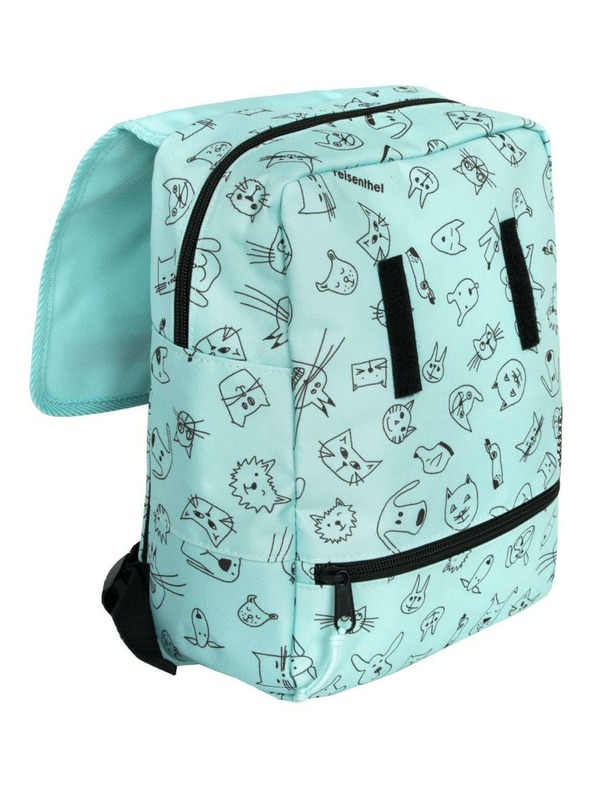 Reisenthel Nahrbtnik Reisenthel Backpack Kids Cats and dogs mint