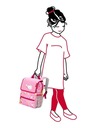 Reisenthel Nahrbtnik Reisenthel Otroški nahrbtnik Abc friends pink